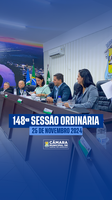 Resumo da 148ª Sessão Ordinária da Câmara Municipal de Pontal do Araguaia